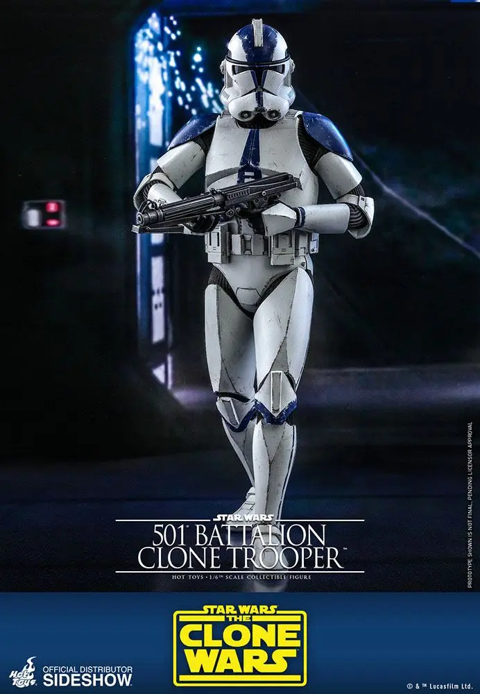 Star Wars The Clone Wars Action Figure 1/6 501st Battalion Clone Trooper 30 cm product photo