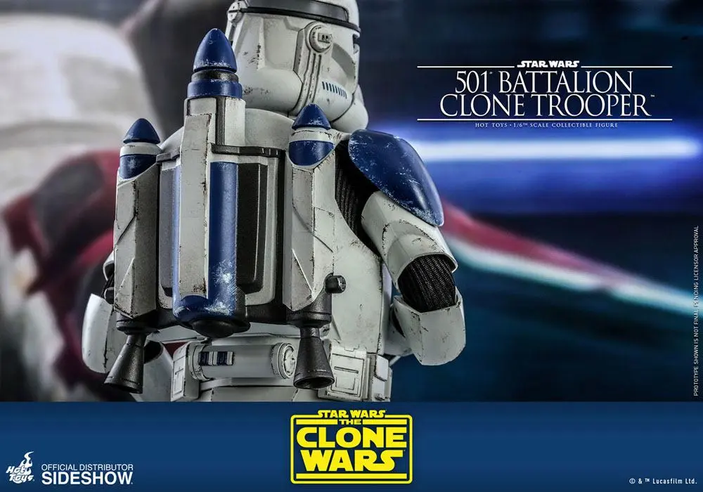 Star Wars The Clone Wars Action Figure 1/6 501st Battalion Clone Trooper 30 cm product photo