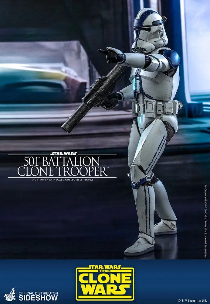 Star Wars The Clone Wars Action Figure 1/6 501st Battalion Clone Trooper 30 cm product photo