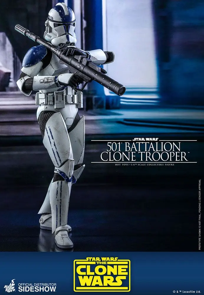 Star Wars The Clone Wars Action Figure 1/6 501st Battalion Clone Trooper 30 cm product photo