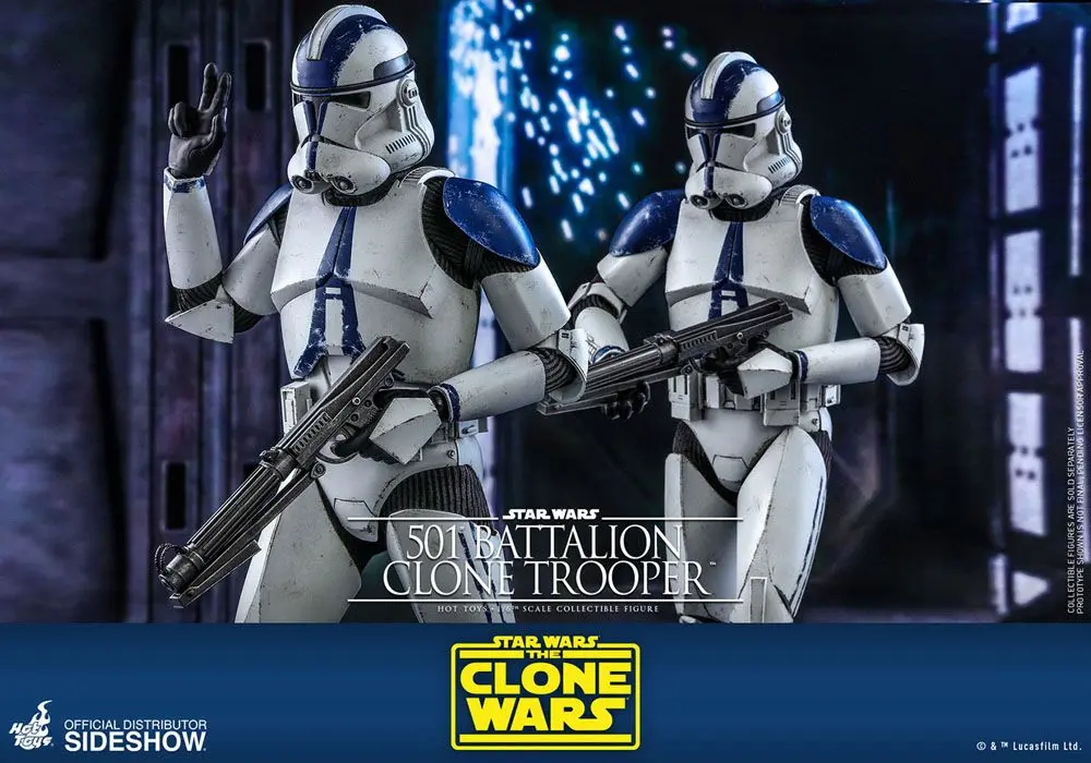 Star Wars The Clone Wars Action Figure 1/6 501st Battalion Clone Trooper 30 cm product photo
