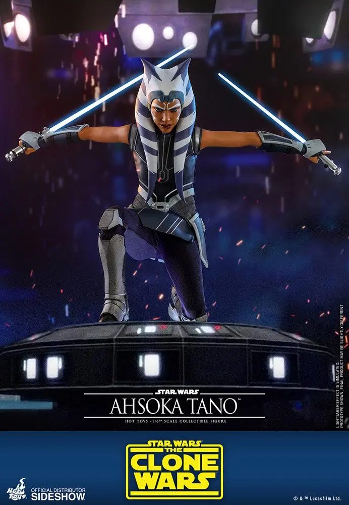 Star Wars The Clone Wars Action Figure 1/6 Ahsoka Tano 29 cm product photo