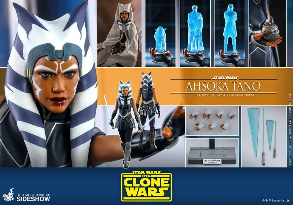 Star Wars The Clone Wars Action Figure 1/6 Ahsoka Tano 29 cm product photo