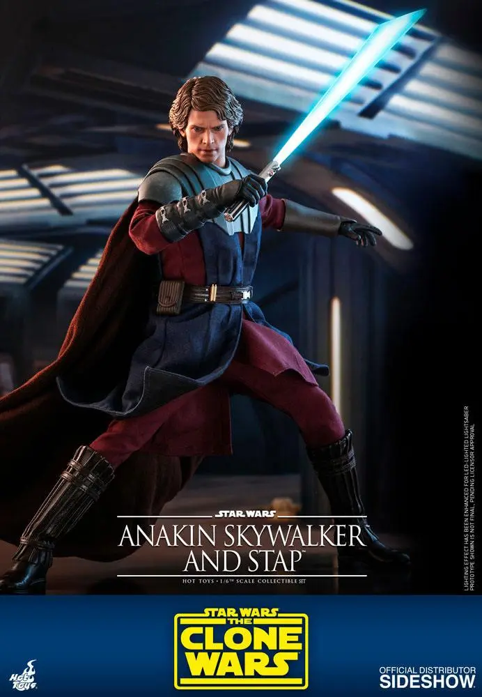 Star Wars The Clone Wars Action Figure 1/6 Anakin Skywalker & STAP 31 cm product photo