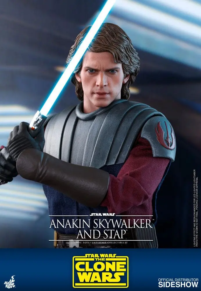 Star Wars The Clone Wars Action Figure 1/6 Anakin Skywalker & STAP 31 cm product photo