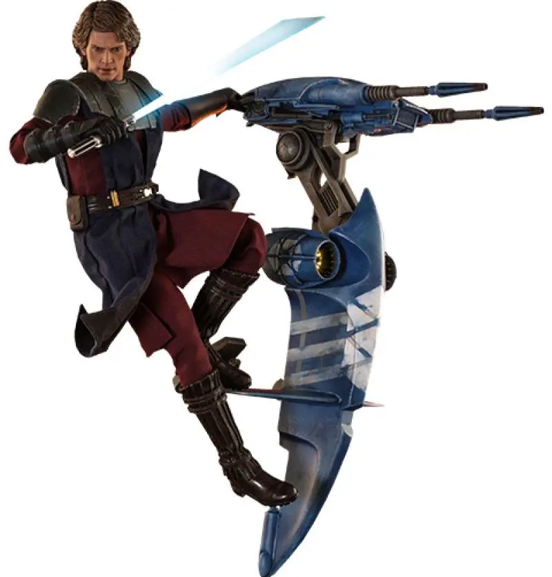 Star Wars The Clone Wars Action Figure 1/6 Anakin Skywalker & STAP 31 cm product photo