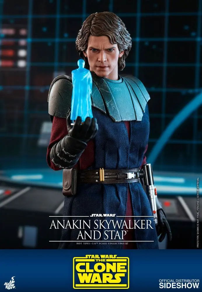 Star Wars The Clone Wars Action Figure 1/6 Anakin Skywalker & STAP 31 cm product photo