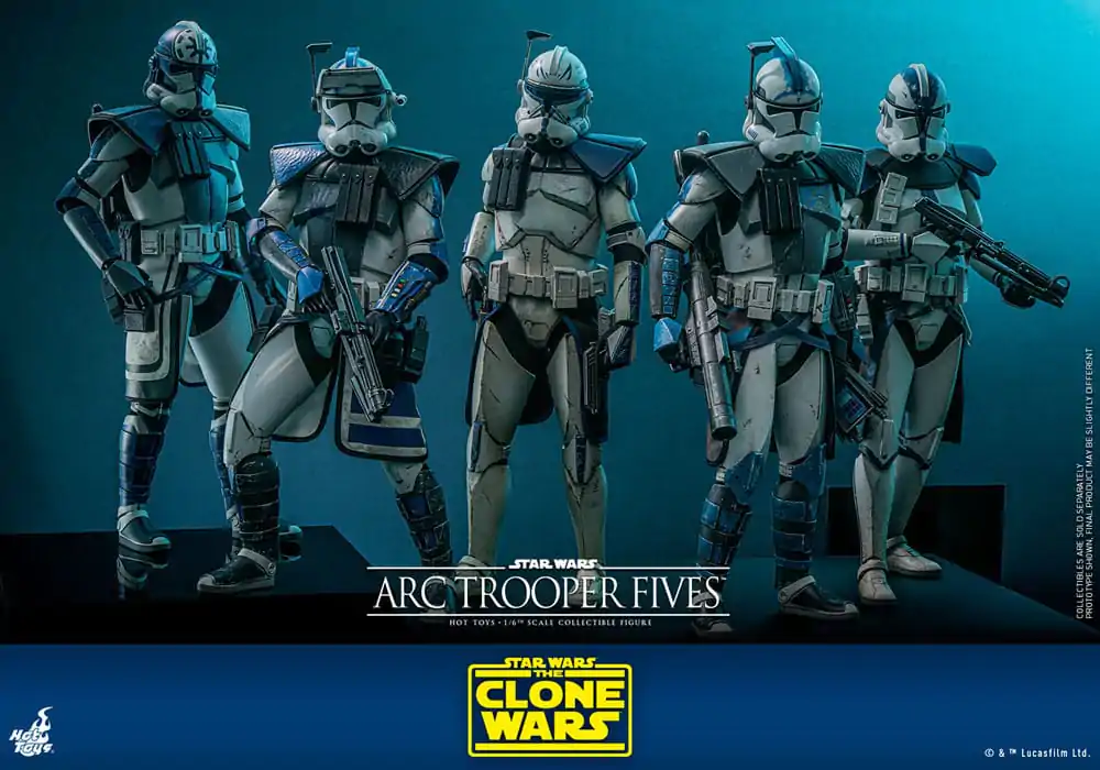 Star Wars: The Clone Wars Action Figure 1/6 Arc Trooper Fives 30 cm product photo