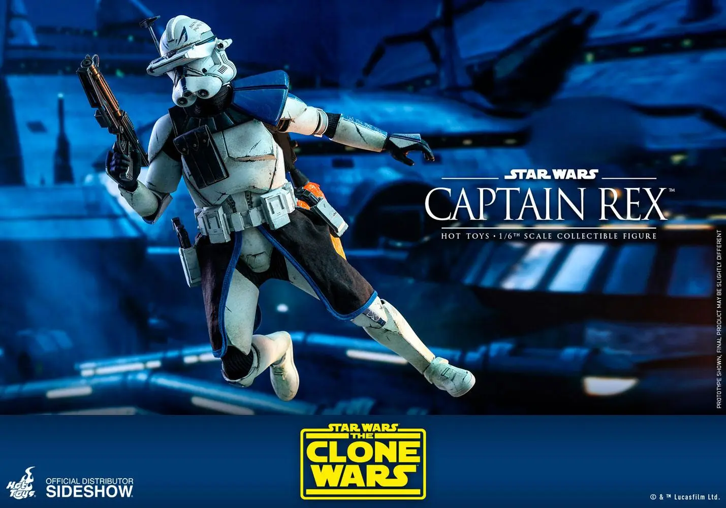 Star Wars The Clone Wars Action Figure 1/6 Captain Rex 30 cm product photo