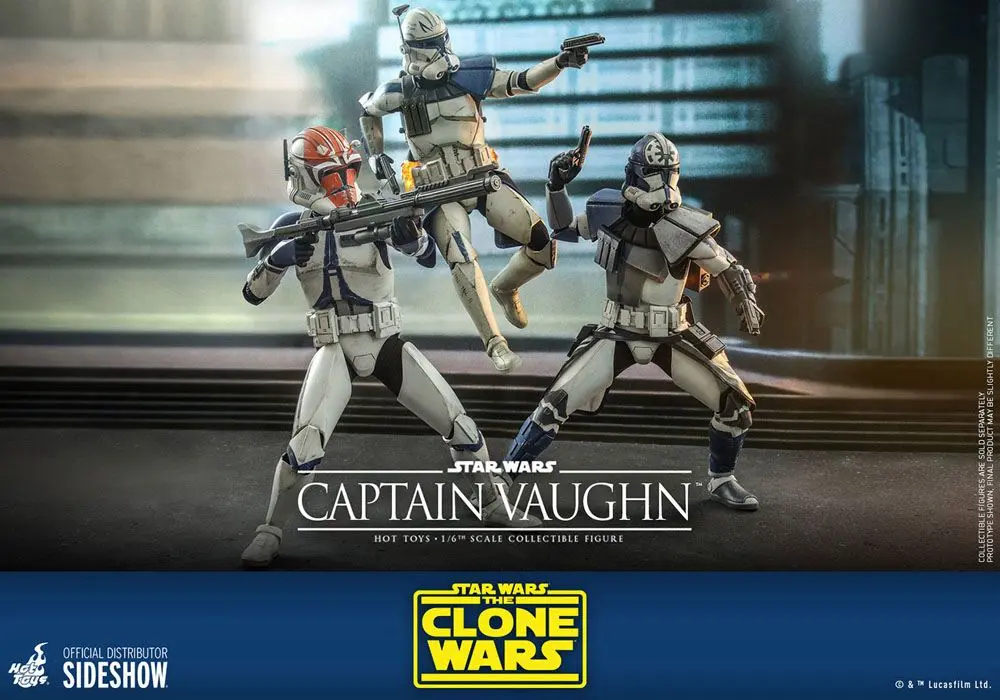 Star Wars The Clone Wars Action Figure 1/6 Captain Vaughn 30 cm product photo