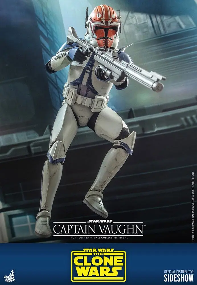 Star Wars The Clone Wars Action Figure 1/6 Captain Vaughn 30 cm product photo