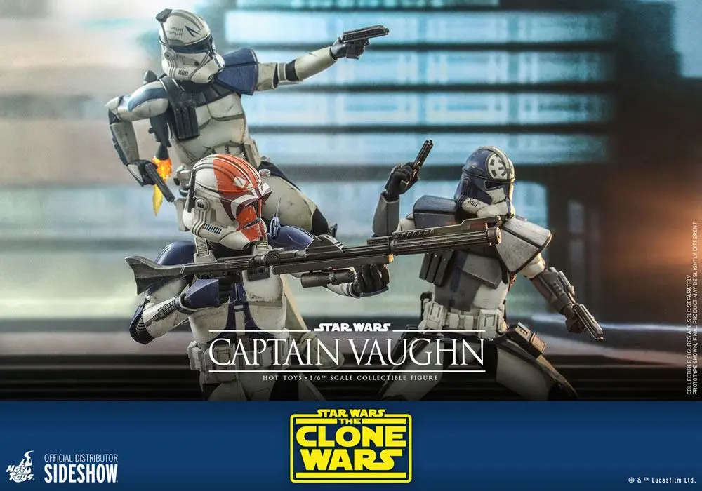 Star Wars The Clone Wars Action Figure 1/6 Captain Vaughn 30 cm product photo