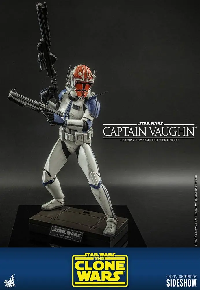 Star Wars The Clone Wars Action Figure 1/6 Captain Vaughn 30 cm product photo