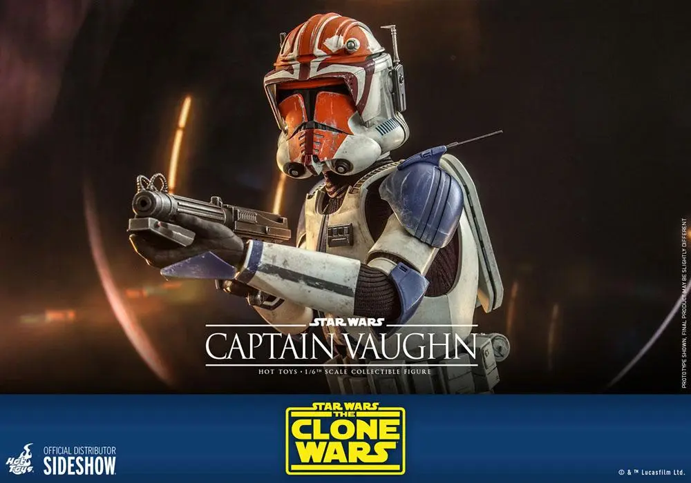 Star Wars The Clone Wars Action Figure 1/6 Captain Vaughn 30 cm product photo