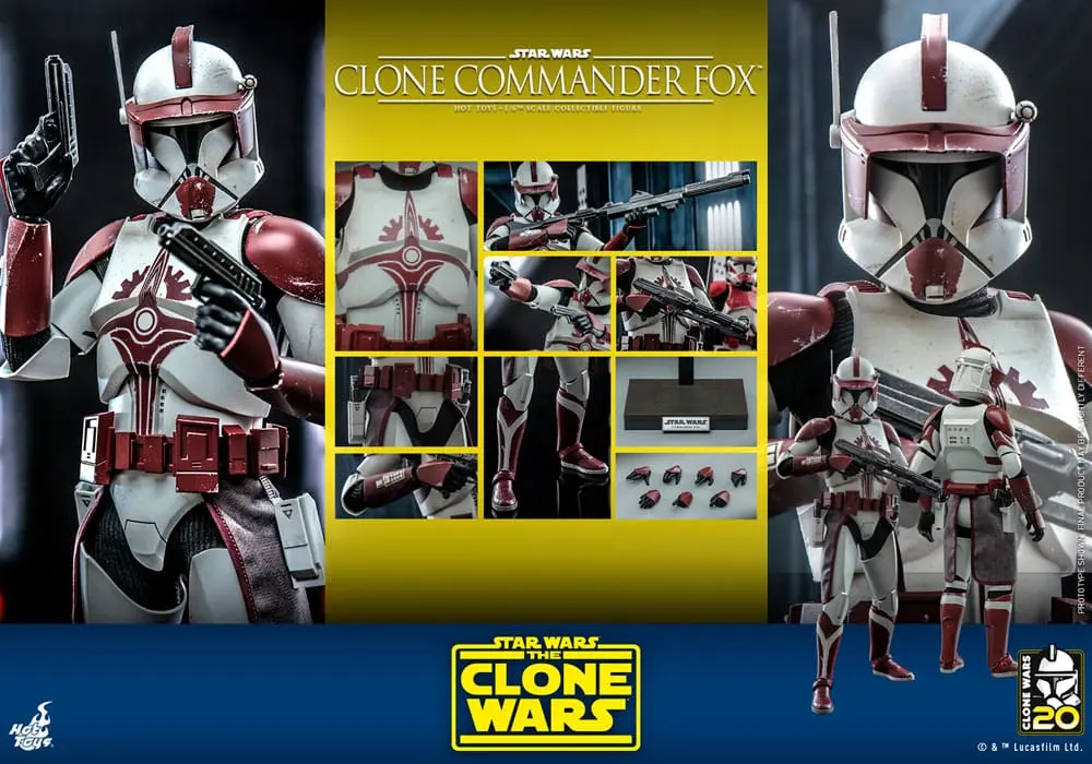 Star Wars: The Clone Wars Action Figure 1/6 Clone Commander Fox 30 cm product photo