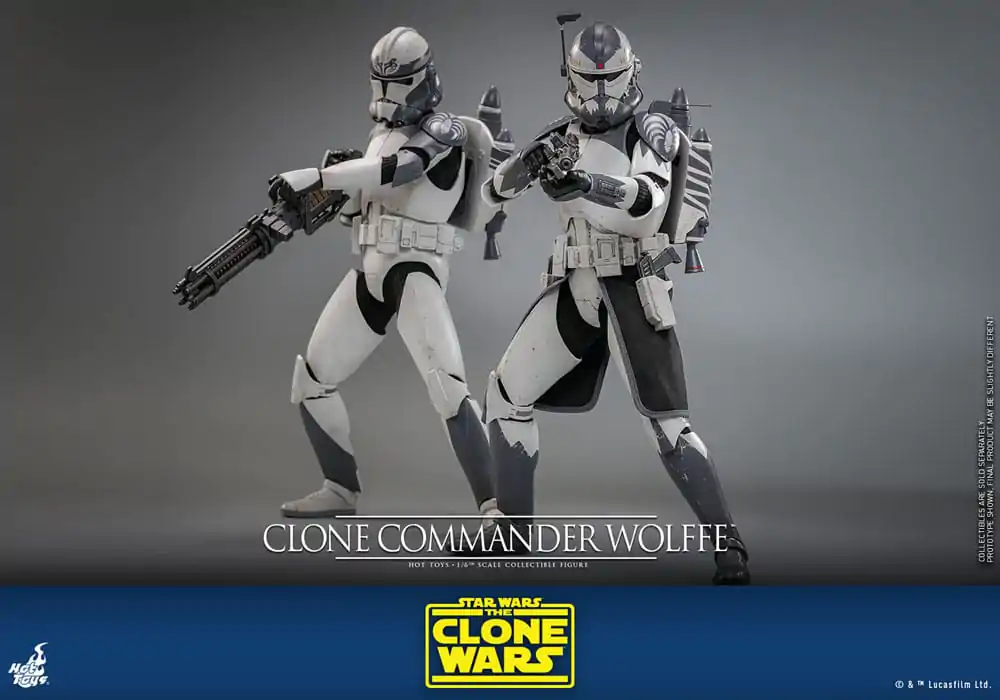 Star Wars: The Clone Wars Action Figure 1/6 Clone Commander Wolffe 30 cm product photo