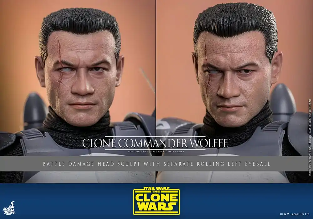 Star Wars: The Clone Wars Action Figure 1/6 Clone Commander Wolffe 30 cm product photo