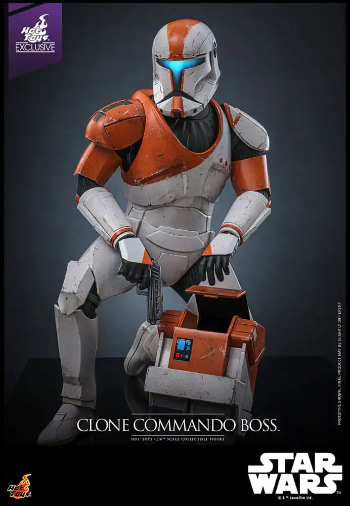 Star Wars: The Clone Wars Action Figure 1/6 Clone Commando Boss Hot Toys Exclusive 30 cm product photo