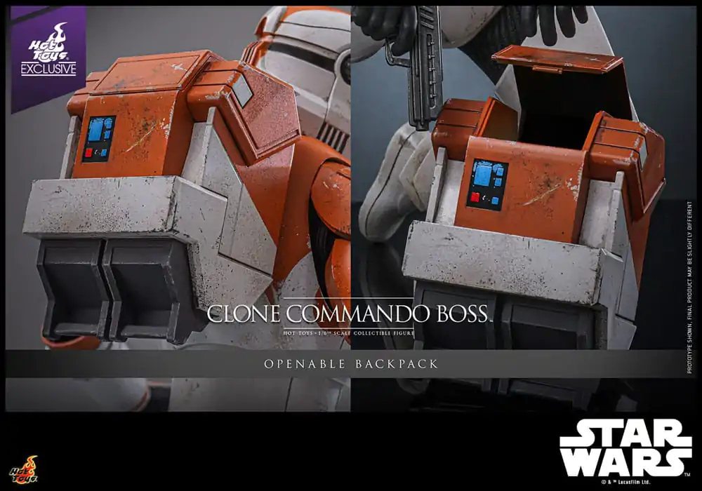 Star Wars: The Clone Wars Action Figure 1/6 Clone Commando Boss Hot Toys Exclusive 30 cm product photo