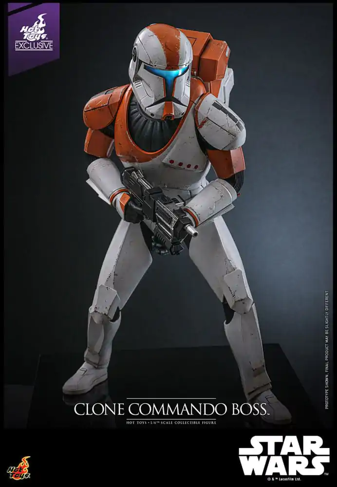Star Wars: The Clone Wars Action Figure 1/6 Clone Commando Boss Hot Toys Exclusive 30 cm product photo