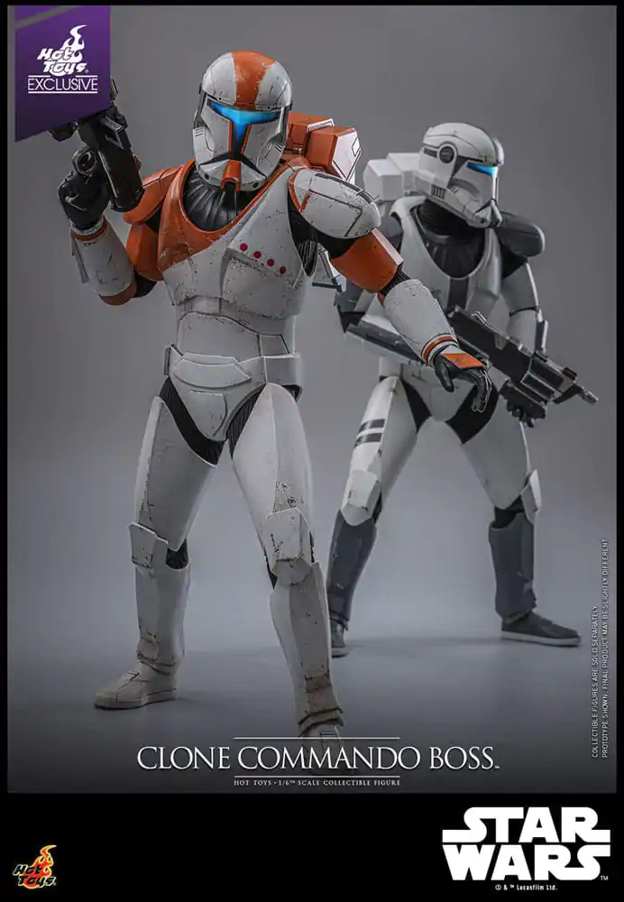 Star Wars: The Clone Wars Action Figure 1/6 Clone Commando Boss Hot Toys Exclusive 30 cm product photo
