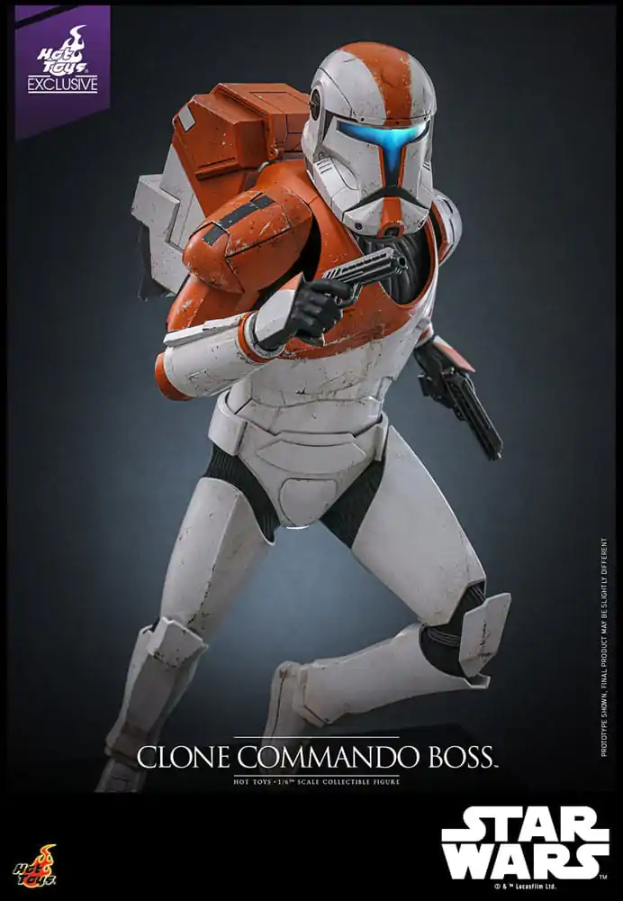 Star Wars: The Clone Wars Action Figure 1/6 Clone Commando Boss Hot Toys Exclusive 30 cm product photo