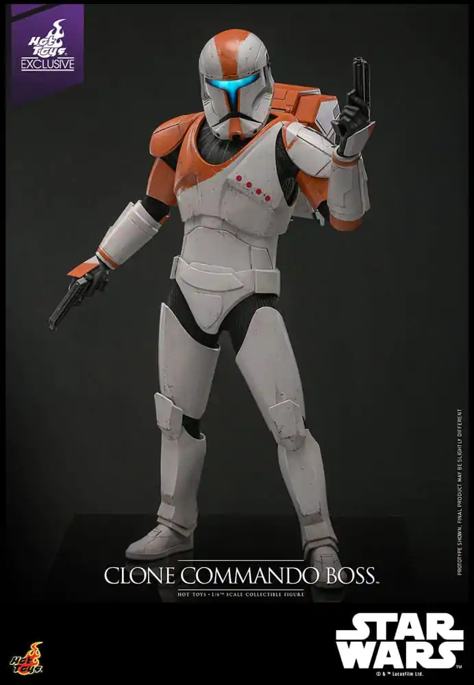Star Wars: The Clone Wars Action Figure 1/6 Clone Commando Boss Hot Toys Exclusive 30 cm product photo