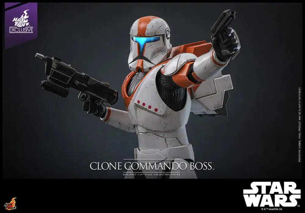 Star Wars: The Clone Wars Action Figure 1/6 Clone Commando Boss Hot Toys Exclusive 30 cm product photo