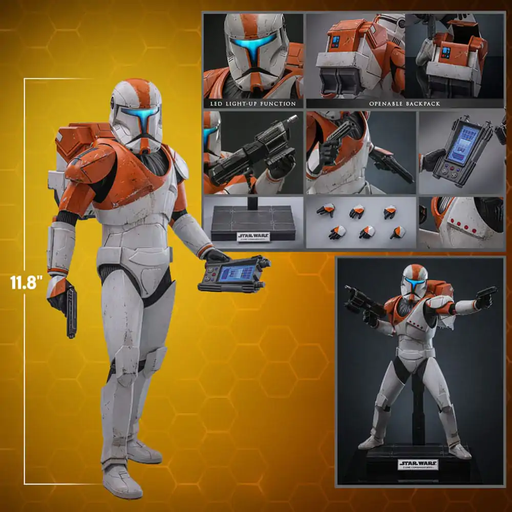 Star Wars: The Clone Wars Action Figure 1/6 Clone Commando Boss Hot Toys Exclusive 30 cm product photo