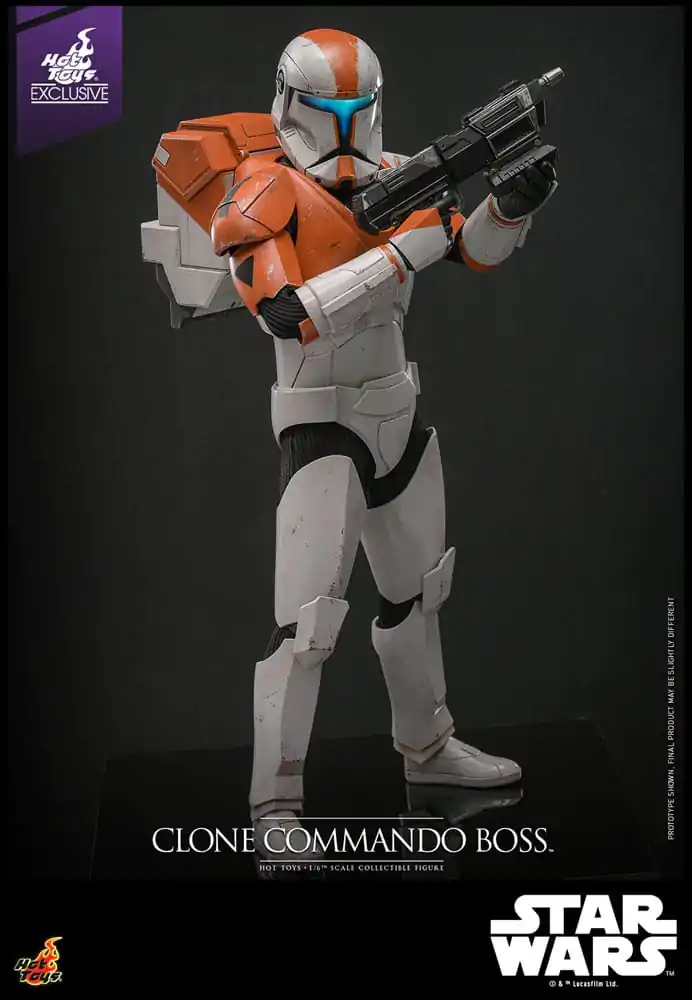 Star Wars: The Clone Wars Action Figure 1/6 Clone Commando Boss Hot Toys Exclusive 30 cm product photo