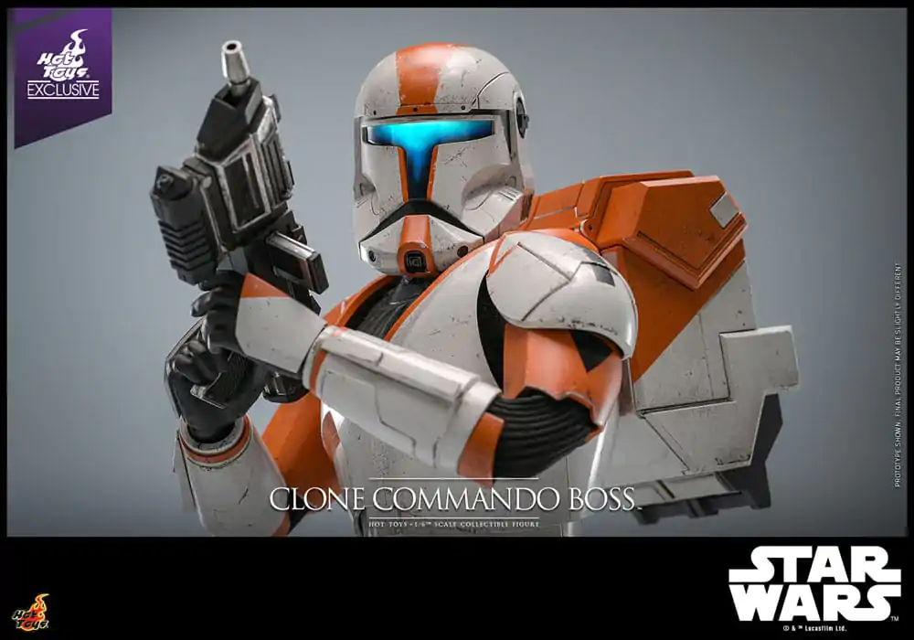Star Wars: The Clone Wars Action Figure 1/6 Clone Commando Boss Hot Toys Exclusive 30 cm product photo