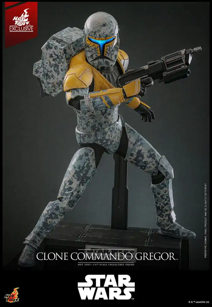 Star Wars: The Clone Wars Action Figure 1/6 Clone Commando Gregor Hot Toys Exclusive 30 cm product photo