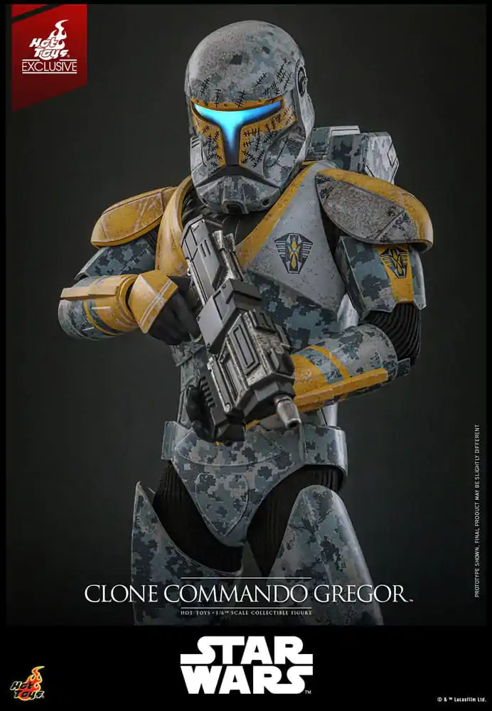 Star Wars: The Clone Wars Action Figure 1/6 Clone Commando Gregor Hot Toys Exclusive 30 cm product photo