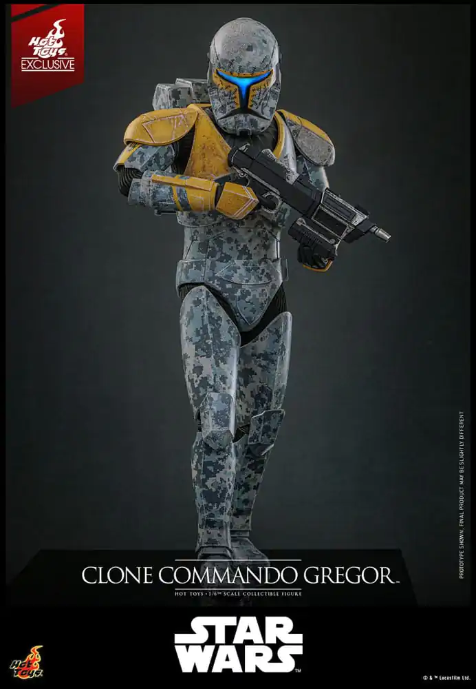 Star Wars: The Clone Wars Action Figure 1/6 Clone Commando Gregor Hot Toys Exclusive 30 cm product photo