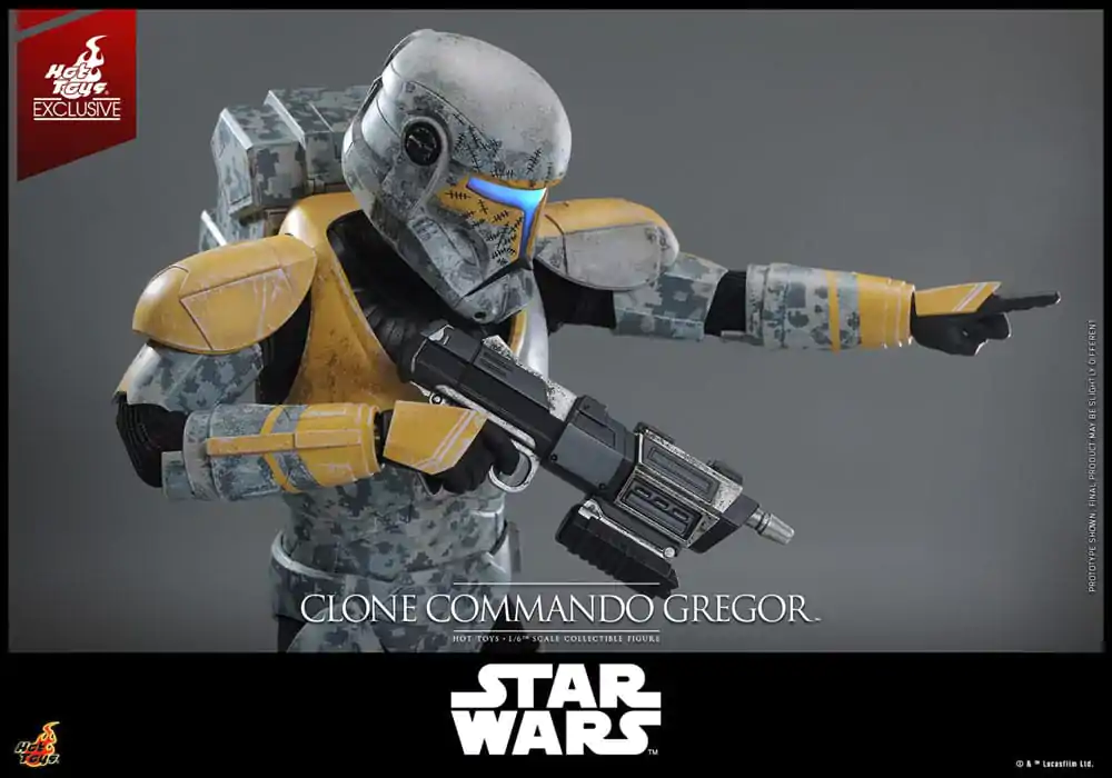 Star Wars: The Clone Wars Action Figure 1/6 Clone Commando Gregor Hot Toys Exclusive 30 cm product photo