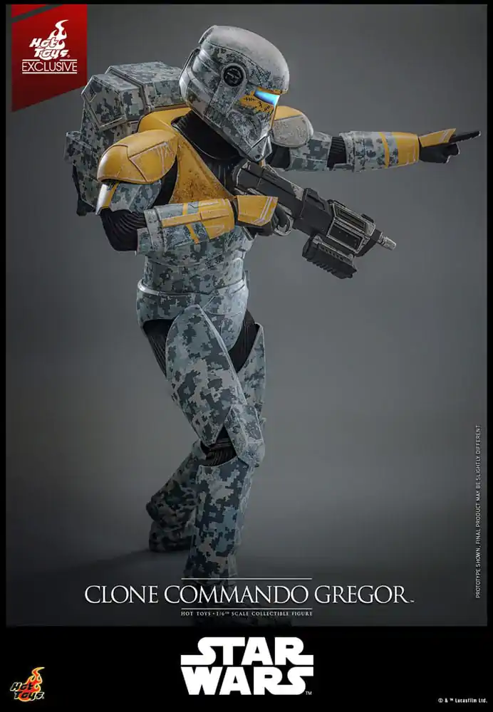 Star Wars: The Clone Wars Action Figure 1/6 Clone Commando Gregor Hot Toys Exclusive 30 cm product photo