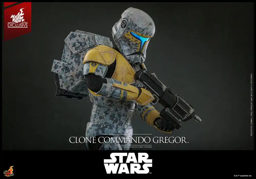 Star Wars: The Clone Wars Action Figure 1/6 Clone Commando Gregor Hot Toys Exclusive 30 cm product photo
