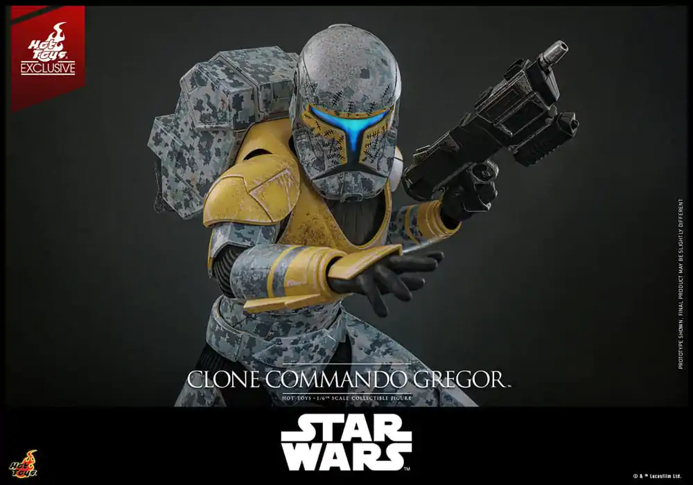 Star Wars: The Clone Wars Action Figure 1/6 Clone Commando Gregor Hot Toys Exclusive 30 cm product photo