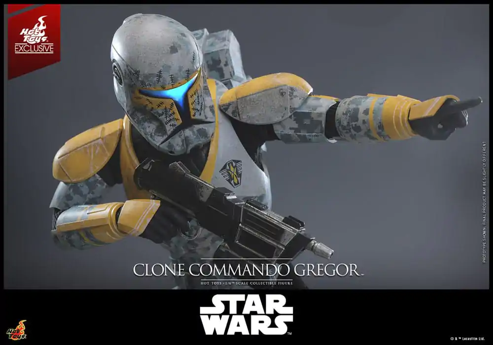 Star Wars: The Clone Wars Action Figure 1/6 Clone Commando Gregor Hot Toys Exclusive 30 cm product photo