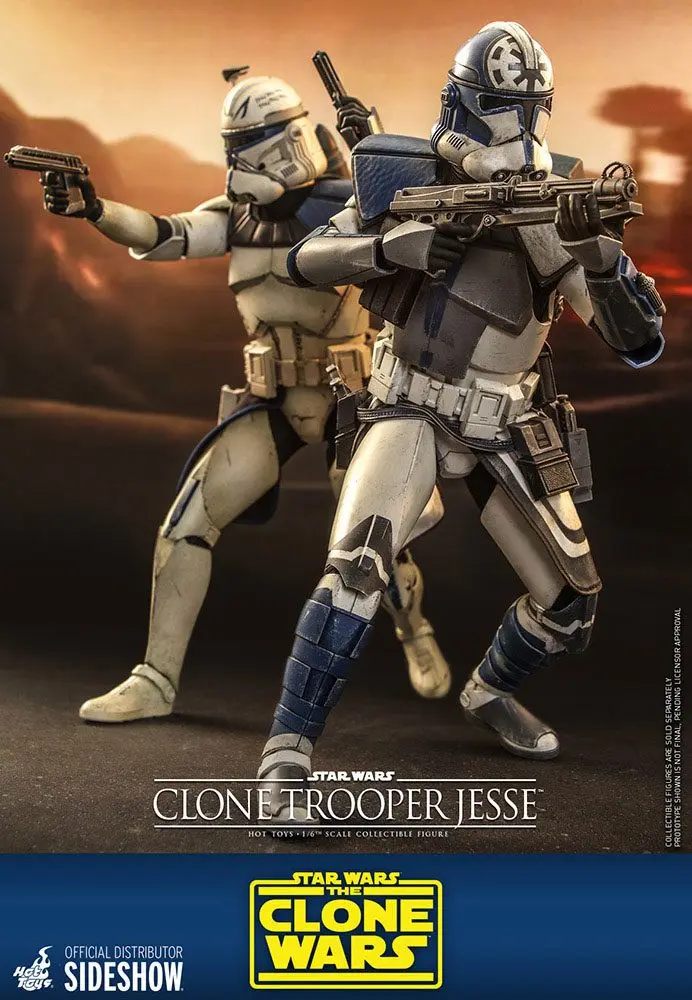 Star Wars The Clone Wars Action Figure 1/6 Clone Trooper Jesse 30 cm product photo