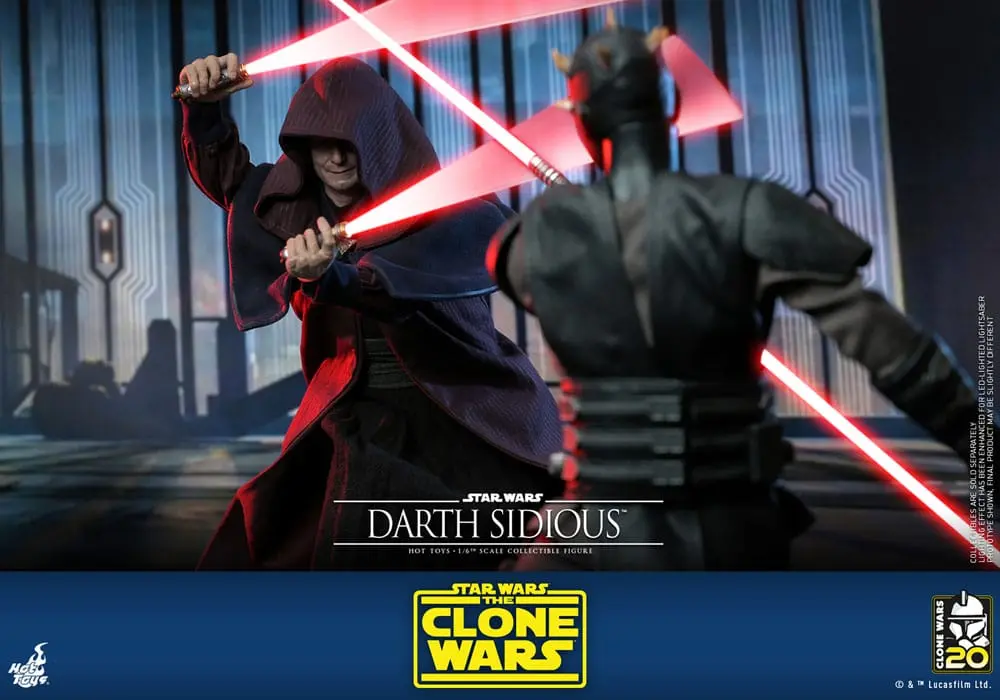 Star Wars: The Clone Wars Action Figure 1/6 Darth Sidious 29 cm product photo