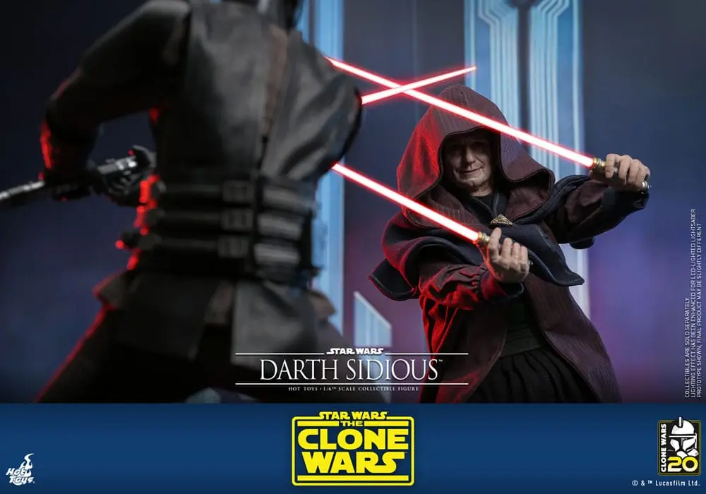 Star Wars: The Clone Wars Action Figure 1/6 Darth Sidious 29 cm product photo