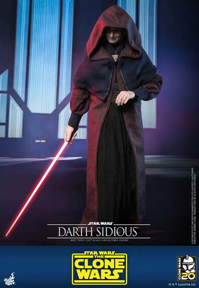 Star Wars: The Clone Wars Action Figure 1/6 Darth Sidious 29 cm product photo