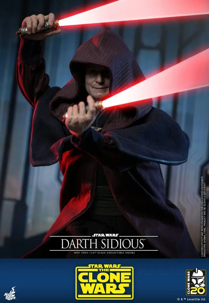 Star Wars: The Clone Wars Action Figure 1/6 Darth Sidious 29 cm product photo