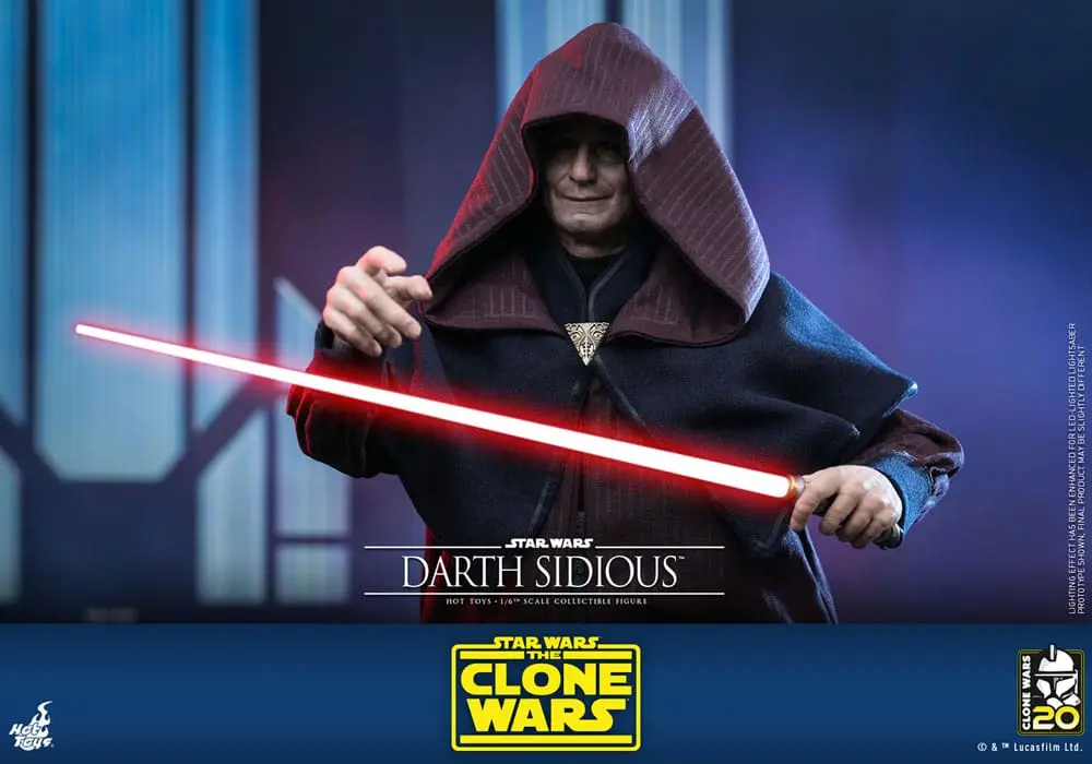Star Wars: The Clone Wars Action Figure 1/6 Darth Sidious 29 cm product photo