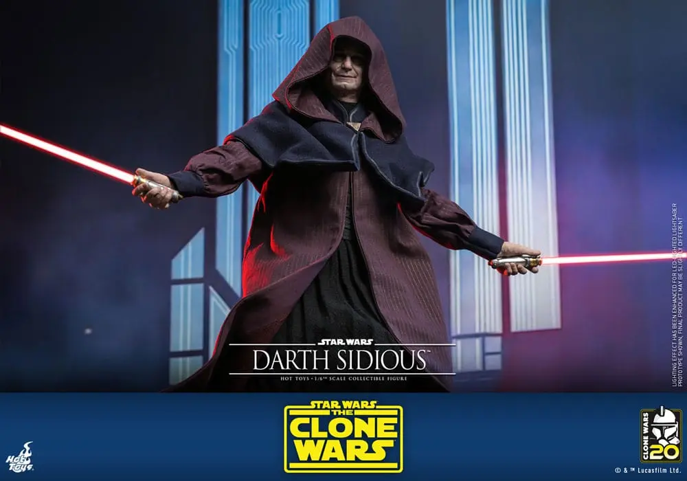 Star Wars: The Clone Wars Action Figure 1/6 Darth Sidious 29 cm product photo