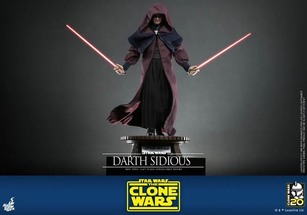Star Wars: The Clone Wars Action Figure 1/6 Darth Sidious 29 cm product photo