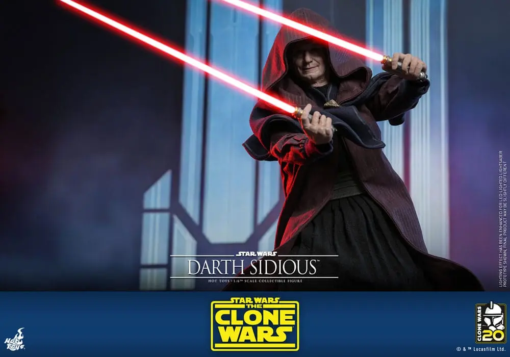 Star Wars: The Clone Wars Action Figure 1/6 Darth Sidious 29 cm product photo