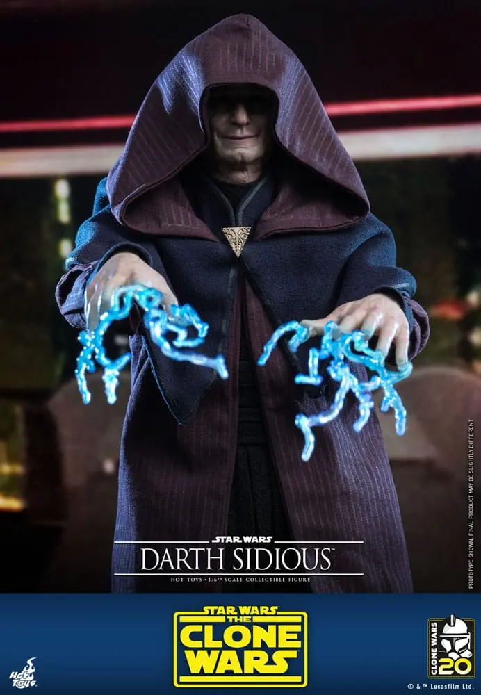 Star Wars: The Clone Wars Action Figure 1/6 Darth Sidious 29 cm product photo