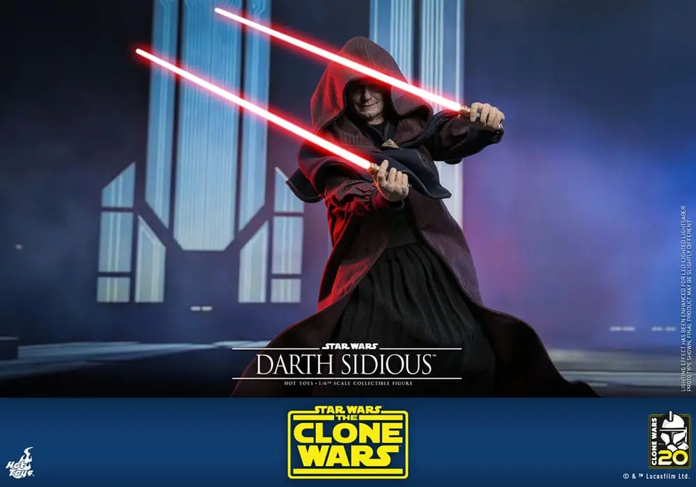 Star Wars: The Clone Wars Action Figure 1/6 Darth Sidious 29 cm product photo